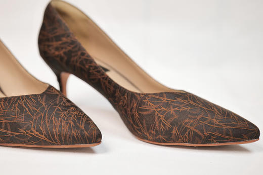 漫物记香云纱尖头高跟鞋 商品图7