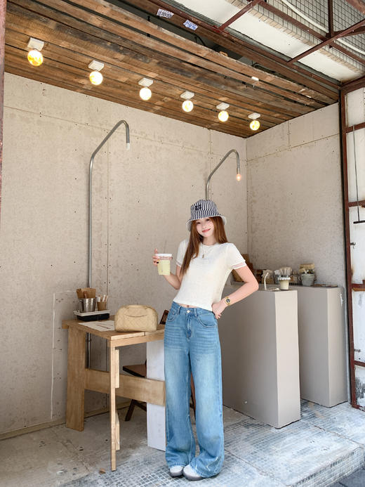 【110元任选2件】最后一波现货！夏季字母刺绣正肩T恤 商品图11