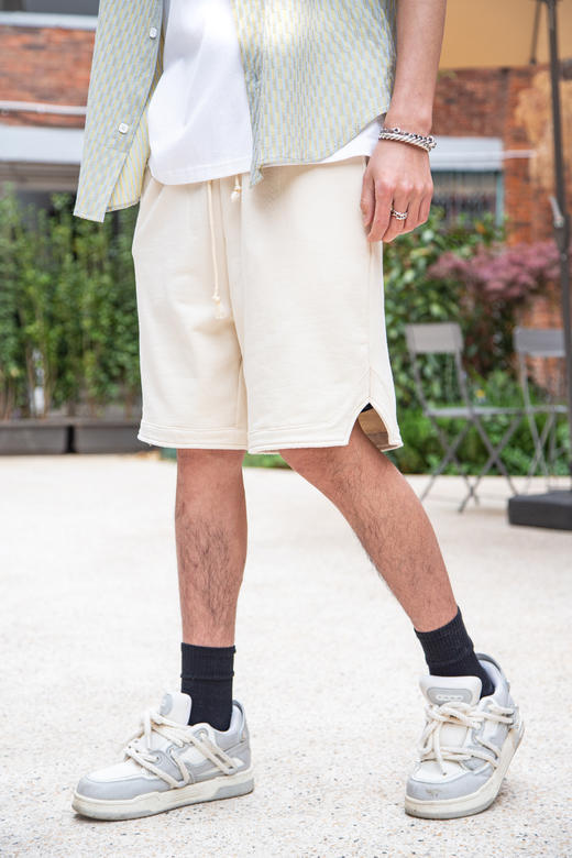 W426333247字母针织短裤 商品图0