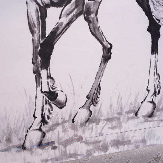 徐悲鸿《立马图》炫彩钞艺画 荣宝燕泰出品 荧光防伪​ 商品图9