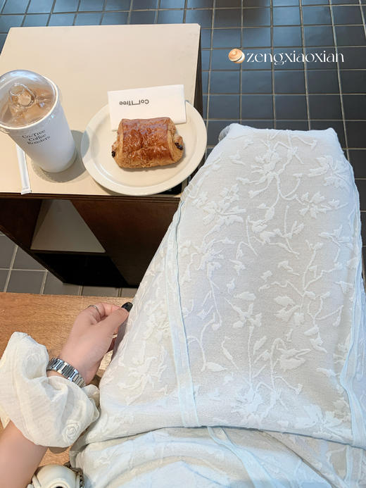 【折后再享2件88折】现货秒杀！微信打折价！韩系浅色系方领立体花连衣裙 日常219.99 立减90 秒杀129.99！ 商品图14