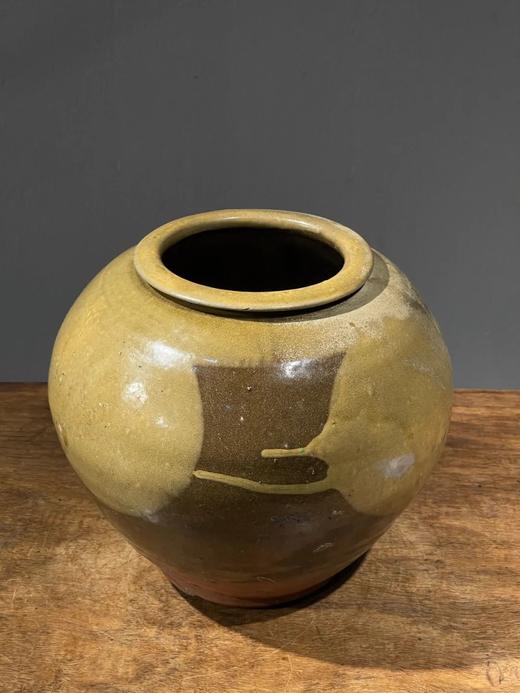 泼彩褐釉万年罐，顺丰包邮 商品图1