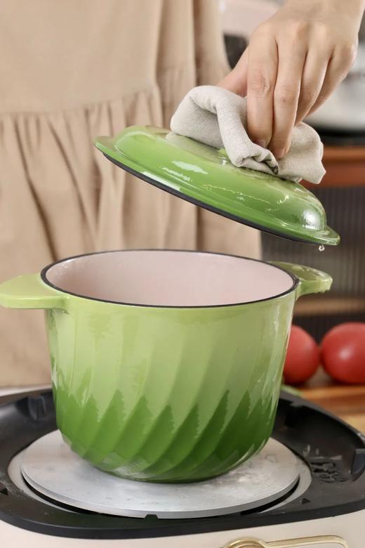 博朗菲Borownfie 18cm饭釜珐琅锅 | 德国老品牌，导热快，原汁原味，又快又香 商品图4