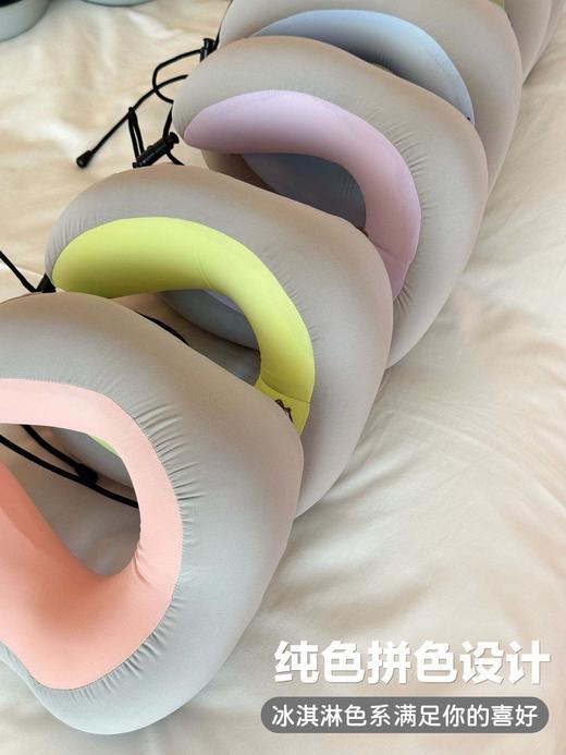 告别落枕！赠送收纳盒你的出行搭子来了！ 【旅行车载便携U形护颈枕】必备高颜值午睡枕❗️午休旅游车载必备 ✅360度环绕支撑不做歪脖人 ✅全方位托扶颈椎 商品图4