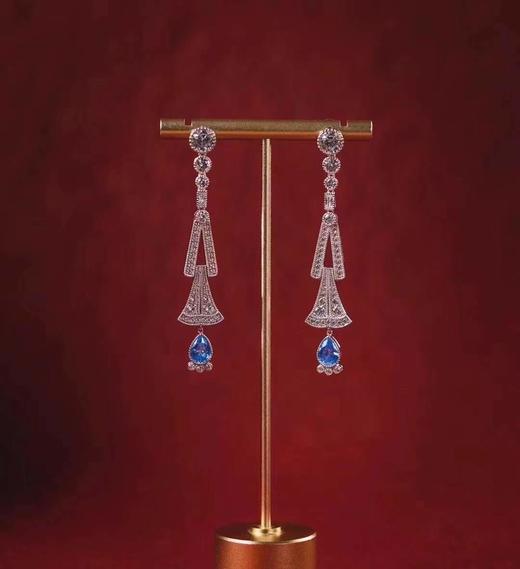 【赵雅芝同款】Rivers似水流年系列｜彼得潘扇形蓝花耳坠 商品图11