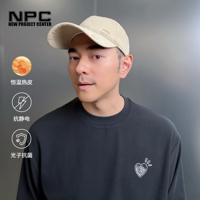 NPC潮牌CC系列爱心印花重磅宽松休闲长袖新款男CC4BTL10
