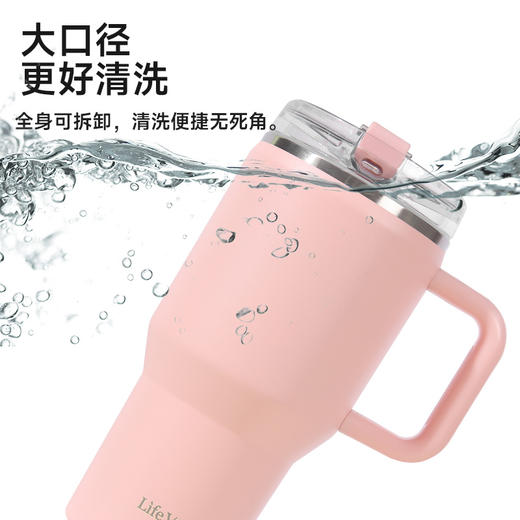 超大容量保温保冷吸管杯 商品图4