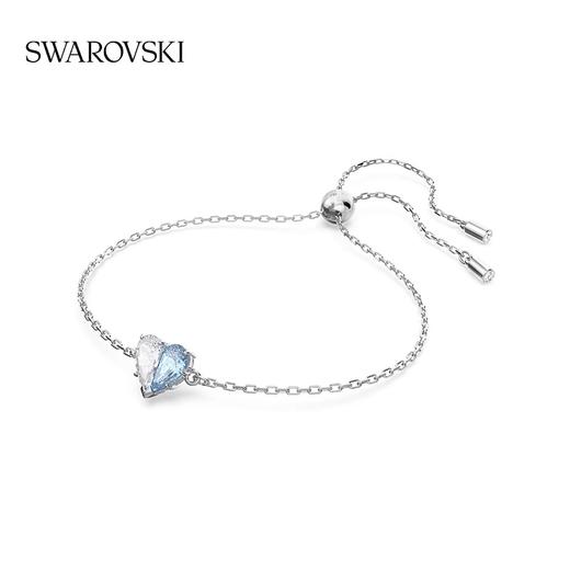 心选丨施华洛世奇 GEMA半心贴贴项链耳钉套装女士项链女生日礼物女5653009 商品图10