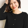 【反季清仓，桂花针羊毛开衫/背心系列】一线成衣圆领领开衫WQ-011,可外穿，可内搭 商品缩略图3