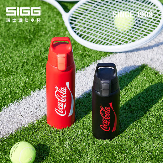 热卖中！！【瑞士百年品牌 可口可乐联名限量款】SIGG律动系列一键开合保温杯&精彩系列一键开合运动杯 商品图7