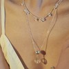 【夏季新款】alodia.co 品牌直发 晨露白水晶双层项链 叠戴锁骨链可拆卸925银手工串珠设计款小众高级感 商品缩略图1