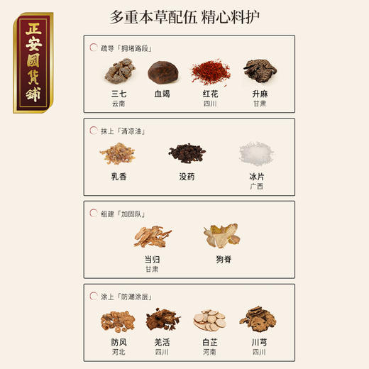 正安 乳香三七散 草本粉剂 家庭常备护理好物 古方今用 多重本草研磨细粉 敷护调和贼方 50g/盒 商品图5