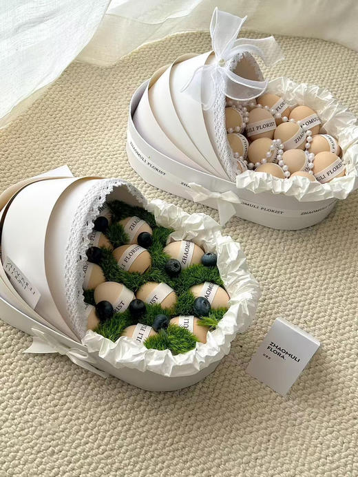 【新款热卖】法式婴儿摇篮水果花篮（4色可选） 商品图2