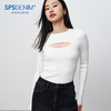 simplepieces秋季新品SPS针织女镂空装饰紧身长袖针织衫 商品缩略图0