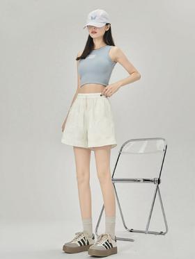 【MYBL】8873仿醋酸提花光泽质感新中式短裤-喜出