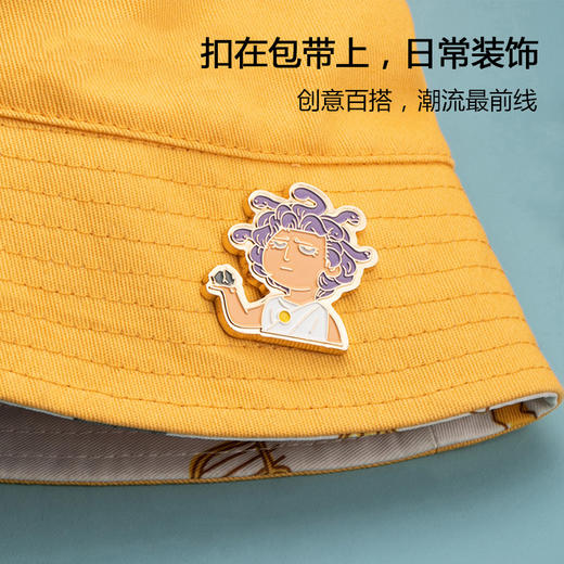 罗马卡通众神系列金属徽章 商品图2