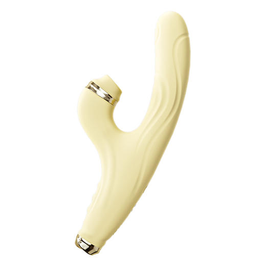 杰士邦Master系列自伸缩吮吸震动棒 淡黄色（XZSSZB） 商品图1