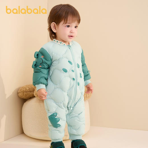 巴拉巴拉儿童羽绒连体衣宝宝男女童童装保暖造型萌趣可爱时尚洋气 商品图2