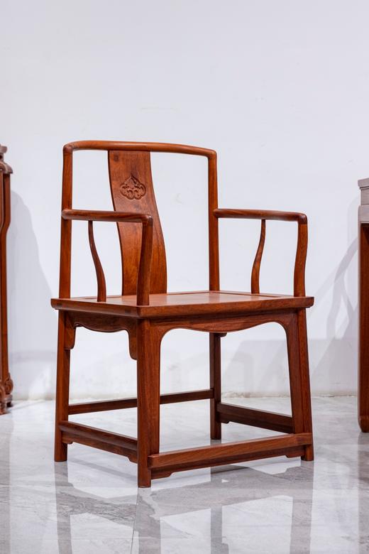 红桥红  家具严选  缅甸花梨（大果紫檀）  【88 马蹄腿明屉 方桌五件套】 商品图4