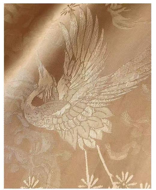 【MYBL】7910新中式提花光泽顺滑垂感休闲裤-喜出 商品图9