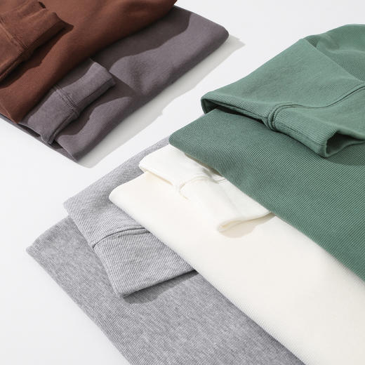 【含棉】圣得西2025年秋季新款男士休闲百搭亲肤透气圆领针织卫衣 商品图11