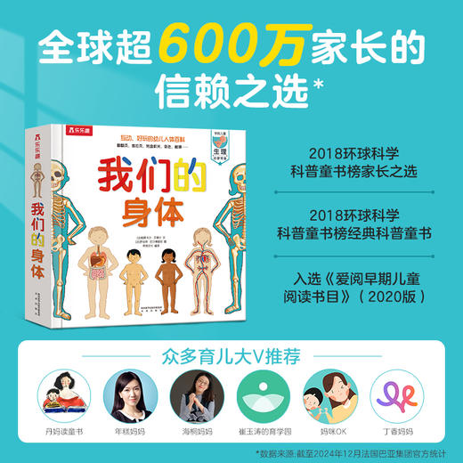 乐乐趣羊水袋书我们的身体儿童3D立体书科普启蒙绘本升级版礼盒 商品图1