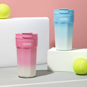 膳魔师（THERMOS）保温杯400ml男女士儿童316L不锈钢咖啡保冷水杯子TEME-400S WH /厨具 /水具 /保温杯 商品图1