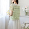 苏苏姐家夏花镂空亲子小衫手工编织自制diy钩针毛线团材料包 商品缩略图2