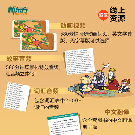 【新东方】火箭女孩西游记 英文版动画书 适合5-12岁中小学生 ZD 商品图9