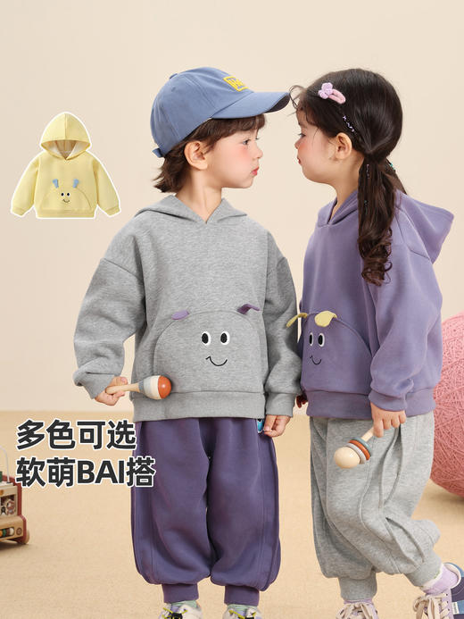 【立体耳朵，可爱萌趣卫衣！】男童连帽卫衣 儿童秋装婴儿衣服 女童春秋休闲上衣 宝宝童装-QA 商品图2