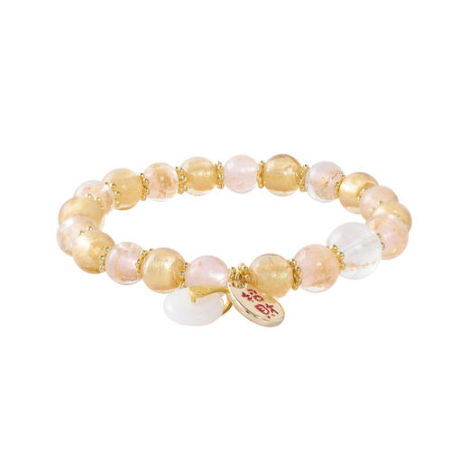 【国风系列】三彩2025新款金韵琉璃手串手链女纳福牌坠饰小众通勤 商品图1