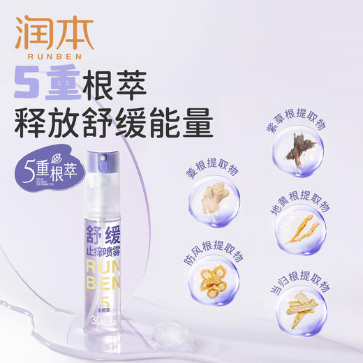 润本舒缓止痒喷雾  舒缓喷雾蚊虫子叮咬清凉便携 商品图2