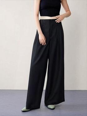 【MYBL】7905大裤腿气质宽腿阔腿裤-喜出