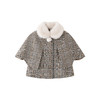 【高定系列】英氏女宝宝棉羊毛保暖外套秋冬新款女童斗篷洋气上衣 商品缩略图4