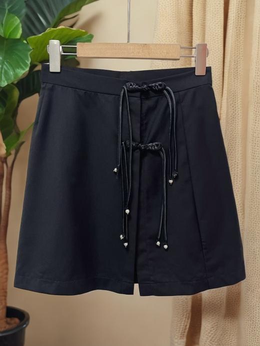 七夕福利-NO退【MYBL】一片式盘扣可搭配长裤T恤开叉半裙-喜出 商品图1