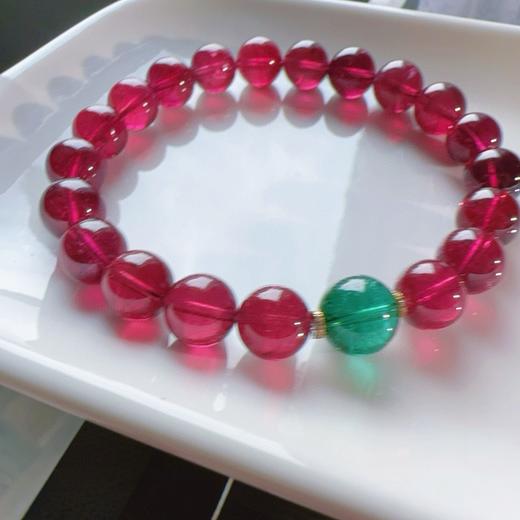 10mm单圈红碧玺手串 商品图2