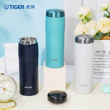 虎牌（TIGER）商务办公保温杯大容量进口男女士便携水杯MJF-A048-AFT蓝黑480ML /厨具 /水具 /保温杯 商品图6