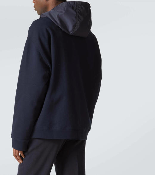 MM 董思成同款 2025新款针梭拼接抽绳连帽拉链外套 Z-15540 商品图2