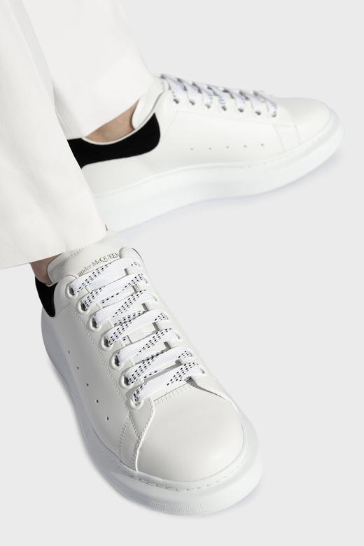 【新品到仓超惠秒】McQueen 麦昆 女士真皮休闲增高百搭小白鞋12395 商品图7