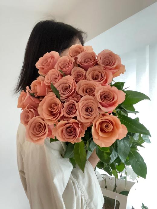 国产单头玫瑰莫泊玫瑰10支 商品图2