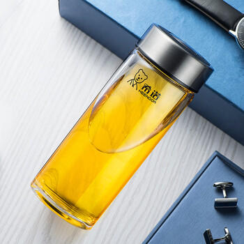 希诺单层玻璃杯男家用商务办公泡茶杯子便携车载水杯XN-6015 280mL /厨具 /水具 /玻璃杯 商品图2