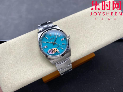 劳力士EWE蚝式恒动型41mm系列 3230机 蒂芙尼蓝 板带 男士腕表 商品图3