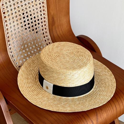 源头小禾遮阳帽！2025天然麦秆草手编通勤度假清凉防晒又百搭！送防尘袋！ 商品图0