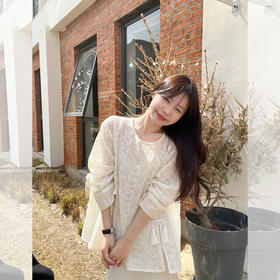 西遇蕾丝长袖衬衫套装女秋季新款包臀鱼尾半身长裙两件套SS051252/SS051253