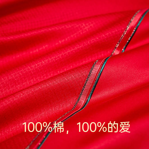 臻品系列100支提花刺绣禧嫁四件套(爱的华尔兹) 商品图4