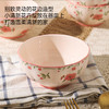釉下彩陶瓷餐具（红釉桃花） 商品缩略图1