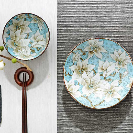 日本制造和彩木莲系列陶瓷餐具 商品图3