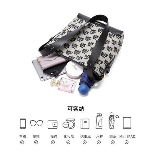 星期六水桶包女式2025新款通勤百搭斜挎包高级感大容量单肩包女包SS3521A287 商品图7