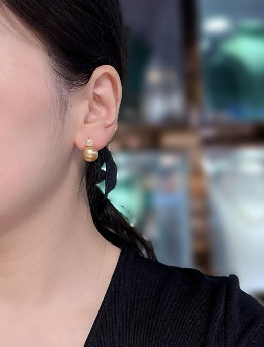 11mm金珠耳钉 商品图5