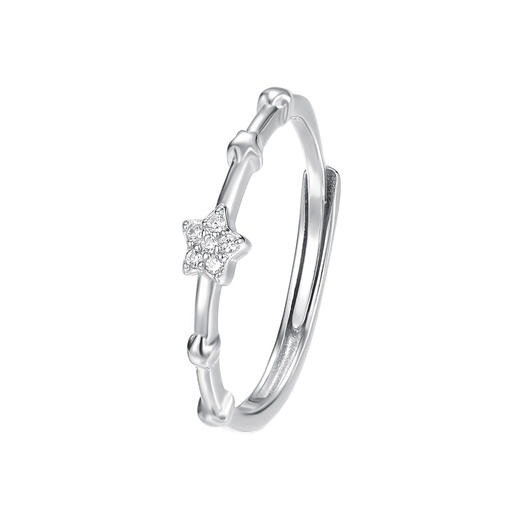 【流星雨】S925纯银小星星开口戒指【YXS-K2322】 商品图4